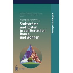 Stoffstrame Und Kosten in Den Bereichen Bauen Und Wohnen