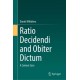 Ratio Decidendi and Obiter Dictum: A Curious Case