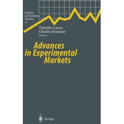 Advances in Experimental Markets