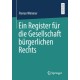 Ein Register fur die Gesellschaft burgerlichen Rechts