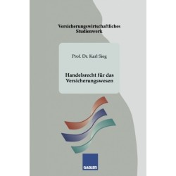 Handelsrecht fur das Versicherungswesen