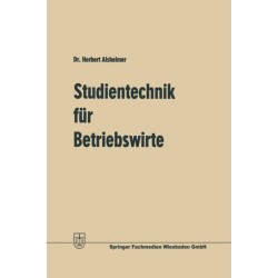 Studientechnik fur Betriebswirte