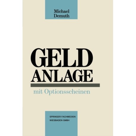 Geldanlage mit Optionsscheinen