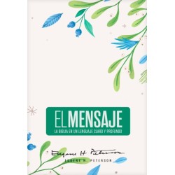 Biblia El Mensaje (Tapa Dura, Verde Floral)