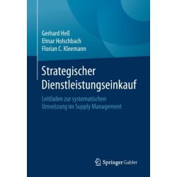 Strategischer Dienstleistungseinkauf: Leitfaden zur systematischen Umsetzung im Supply Management