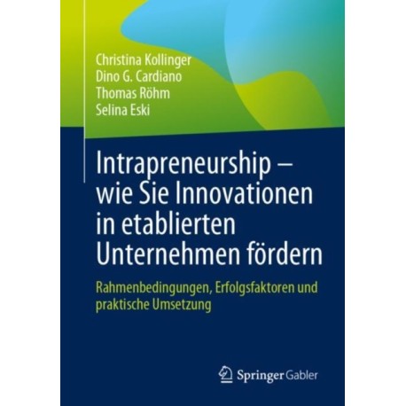 Intrapreneurship – wie Sie Innovationen in etablierten Unternehmen fordern: Rahmenbedingungen, Erfolgsfaktoren und praktische Umsetzung
