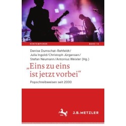„Eins zu eins ist jetzt vorbei“: Popschreibweisen seit 2000