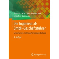 Der Ingenieur als GmbH-Geschaftsfuhrer: Grundwissen, Haftung, Vertragsgestaltung