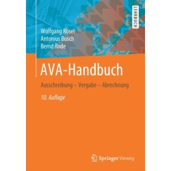 AVA-Handbuch: Ausschreibung – Vergabe – Abrechnung
