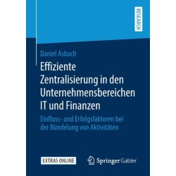 Effiziente Zentralisierung in den Unternehmensbereichen IT und Finanzen: Einfluss- und Erfolgsfaktoren bei der Bundelung von Aktivitaten