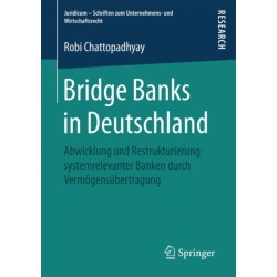 Bridge Banks in Deutschland: Abwicklung und Restrukturierung systemrelevanter Banken durch Vermogensubertragung