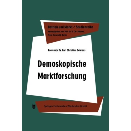 Demoskopische Marktforschung