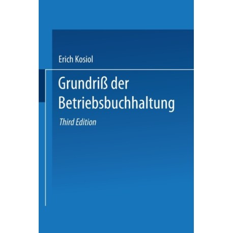 Grundriß der Betriebsbuchhaltung