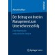 Der Beitrag von Interim Management zum Unternehmenserfolg: Eine theoretische und praktische Analyse