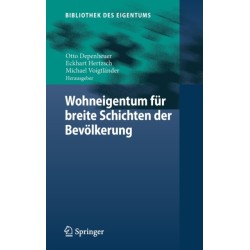 Wohneigentum fur breite Schichten der Bevolkerung