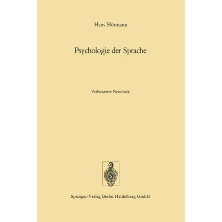 Psychologie der Sprache