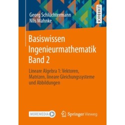Basiswissen Ingenieurmathematik Band 2: Lineare Algebra 1: Vektoren, Matrizen, lineare Gleichungssysteme und Abbildungen