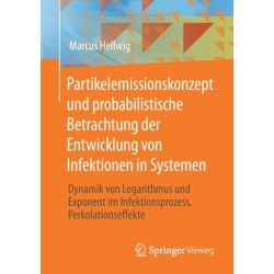 Partikelemissionskonzept und probabilistische Betrachtung der Entwicklung von Infektionen in Systemen: Dynamik von Logarithmus und Exponent im Infektionsprozess, Perkolationseffekte