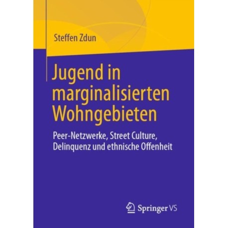Jugend in marginalisierten Wohngebieten: Peer-Netzwerke, Street Culture, Delinquenz und ethnische Offenheit