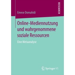 Online-Mediennutzung und wahrgenommene soziale Ressourcen: Eine Metaanalyse