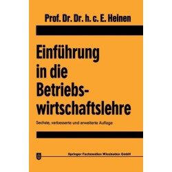 Einfuhrung in die Betriebswirtschaftslehre