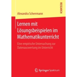 Lernen mit Losungsbeispielen im Mathematikunterricht: Eine empirische Untersuchung zur Datenauswertung im Unterricht