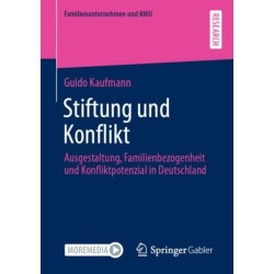 Stiftung und Konflikt: Ausgestaltung, Familienbezogenheit und Konfliktpotenzial in Deutschland