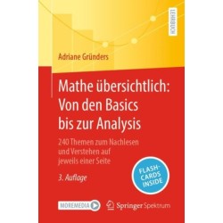 Mathe ubersichtlich: Von den Basics bis zur Analysis: 240 Themen zum Nachlesen und Verstehen auf jeweils einer Seite
