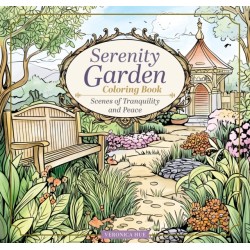 Serenity Garden Coloring Book: Scenes of Tranquility and Peace