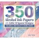 350 Alcohol Ink Papers with Original Origami Patterns: Foldable, Double-Sided, Easy Pull-Out Origami Paper