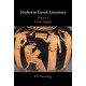 Studies in Greek Literature: Volume 1, Greek Tragedy