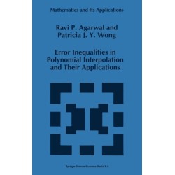 Error Inequalities in Polynomial Interpolation and Their Applications