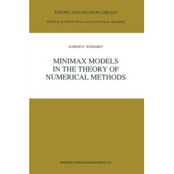 Minimax Models in the Theory of Numerical Models