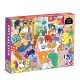 Cozy Cat Club 1000 Piece Family Puzzle