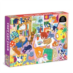Cozy Cat Club 1000 Piece Family Puzzle