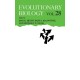Evolutionary Biology