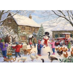 Jigsaw 1000 Piece - Christmas At The Farm (L)