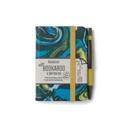 Bookaroo - A7 Baby Notebook & Pen - Forest & Chart - Marble