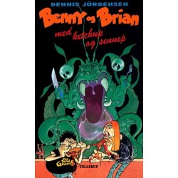 Benny og Brian med ketchup og sennep