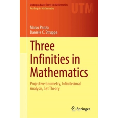 Three Infinities in Mathematics: Projective Geometry, Infinitesimal Analysis, Set Theory