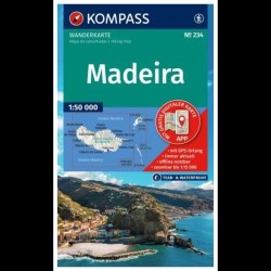 Madeira, Kompass Wanderkarte 234