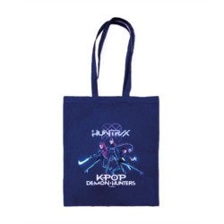 K-Pop Demon Hunters (Trio) Navy Blue Tote Bag