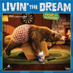 Avanti Livin' the Dream 2026 Square Flap Foil Calendar