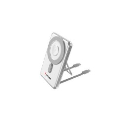 VERBATIM Charge n Go USB-C Cable Power Bank Magnet 5K Silver