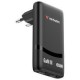 VERBATIM Fold 'n' Go GaN Charger 65W EU 2xUSB-C, Black