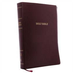 KJV Holy Bible: Super Giant Print with 43,000 Cross References, Burgundy Leather-look, Red Letter, Comfort Print (Thumb Indexed): King James Version: King James Version