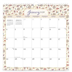Tuscan Delights 2026 Square Wire-O Calendar