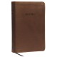 NKJV, Foundation Study Bible, Leathersoft, Brown, Thumb Indexed, Red Letter: Holy Bible, New King James Version
