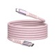 VERBATIM Sync N Charge USB C-USB C 60W Magnetic 1.2m Pink