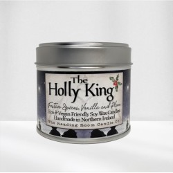 Holly King- Scented Soy Candle- Festive Spices, Vanilla and Plum